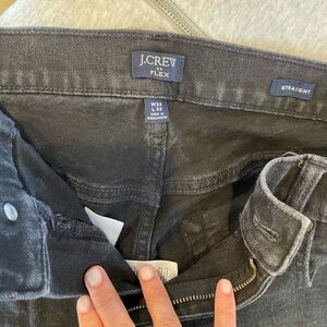 J. Crew Black Straight Jeans Classic Style